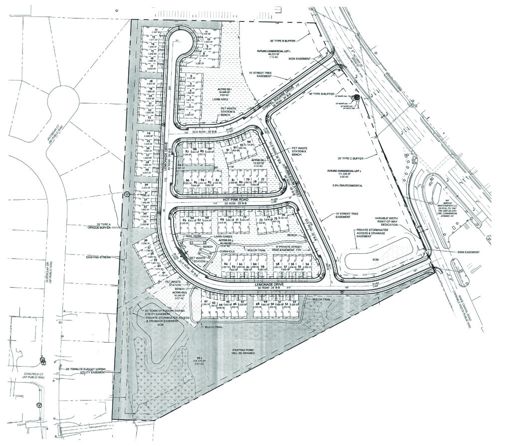 Wake Chapel Square site plan